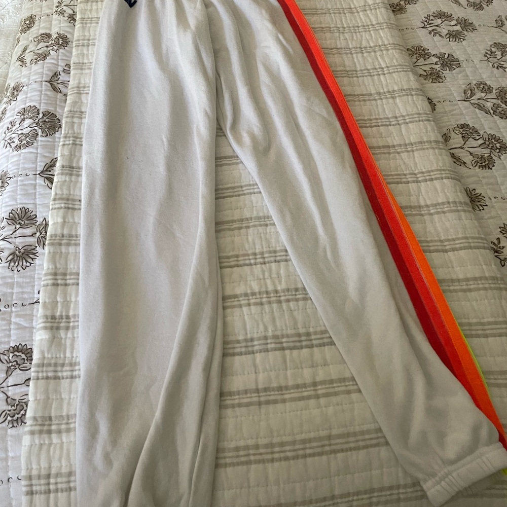 Aviator Nation White Sweatpants